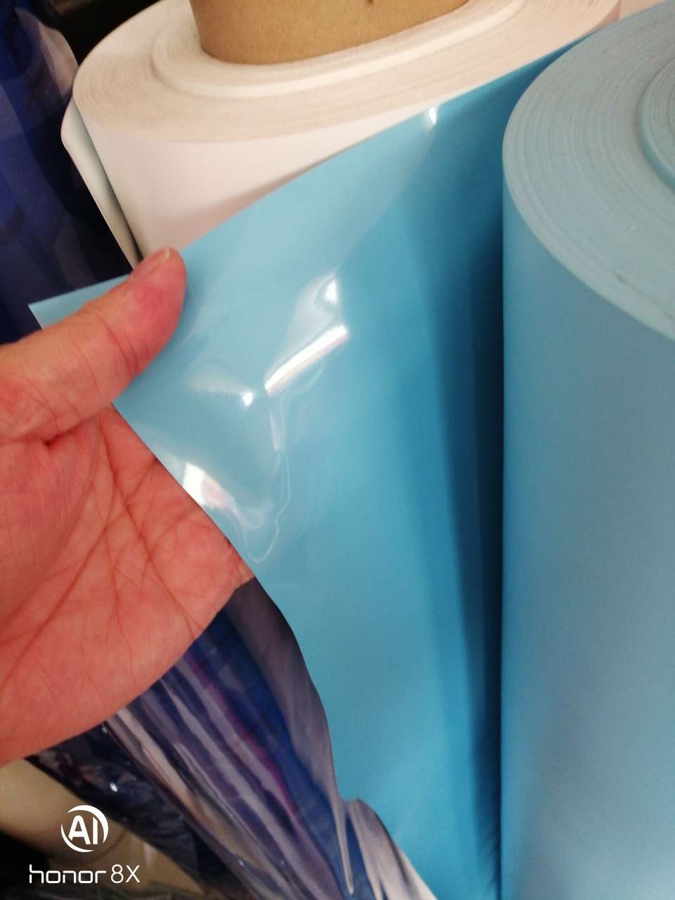PVC glossy film, colored film, solid color film detail image 2