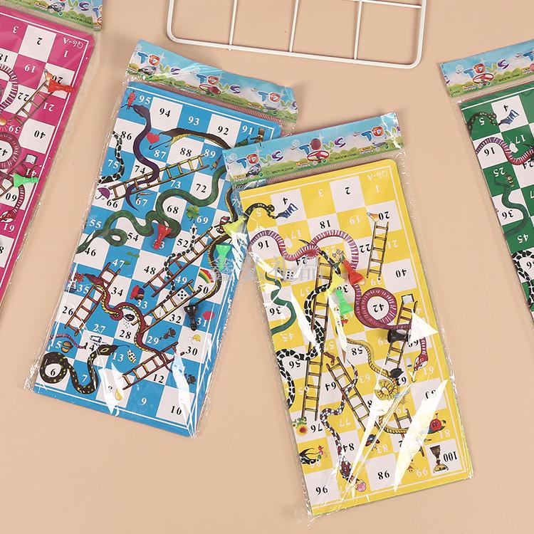 蛇梯棋梯子亲子游戏棋 蛇形棋儿童玩具 蛇桌面跳棋棋益智玩具批