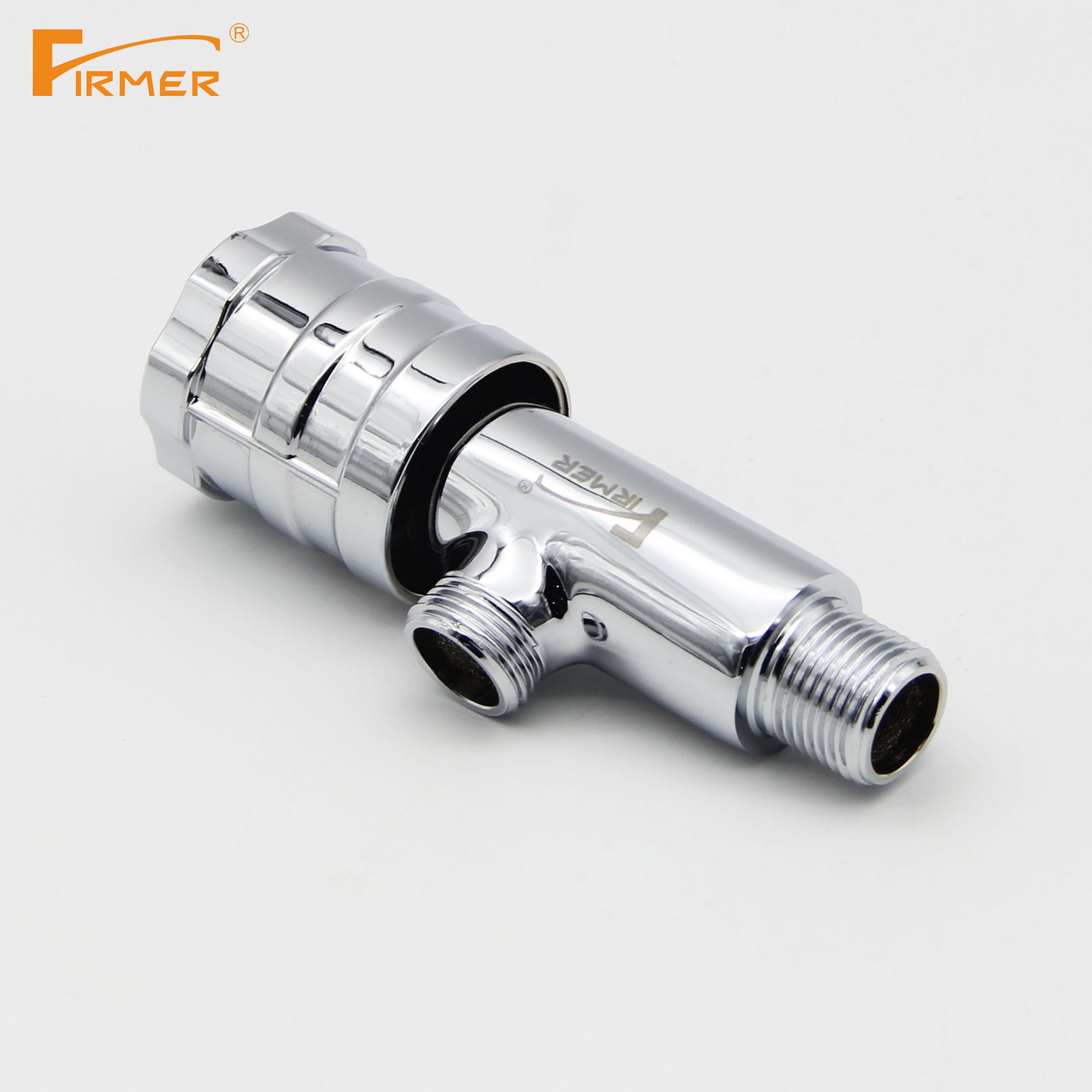 FIRMER copper slow opening Angle valve Hot and cold Angle valve household water heater thickened and extended check valve Specification drawing