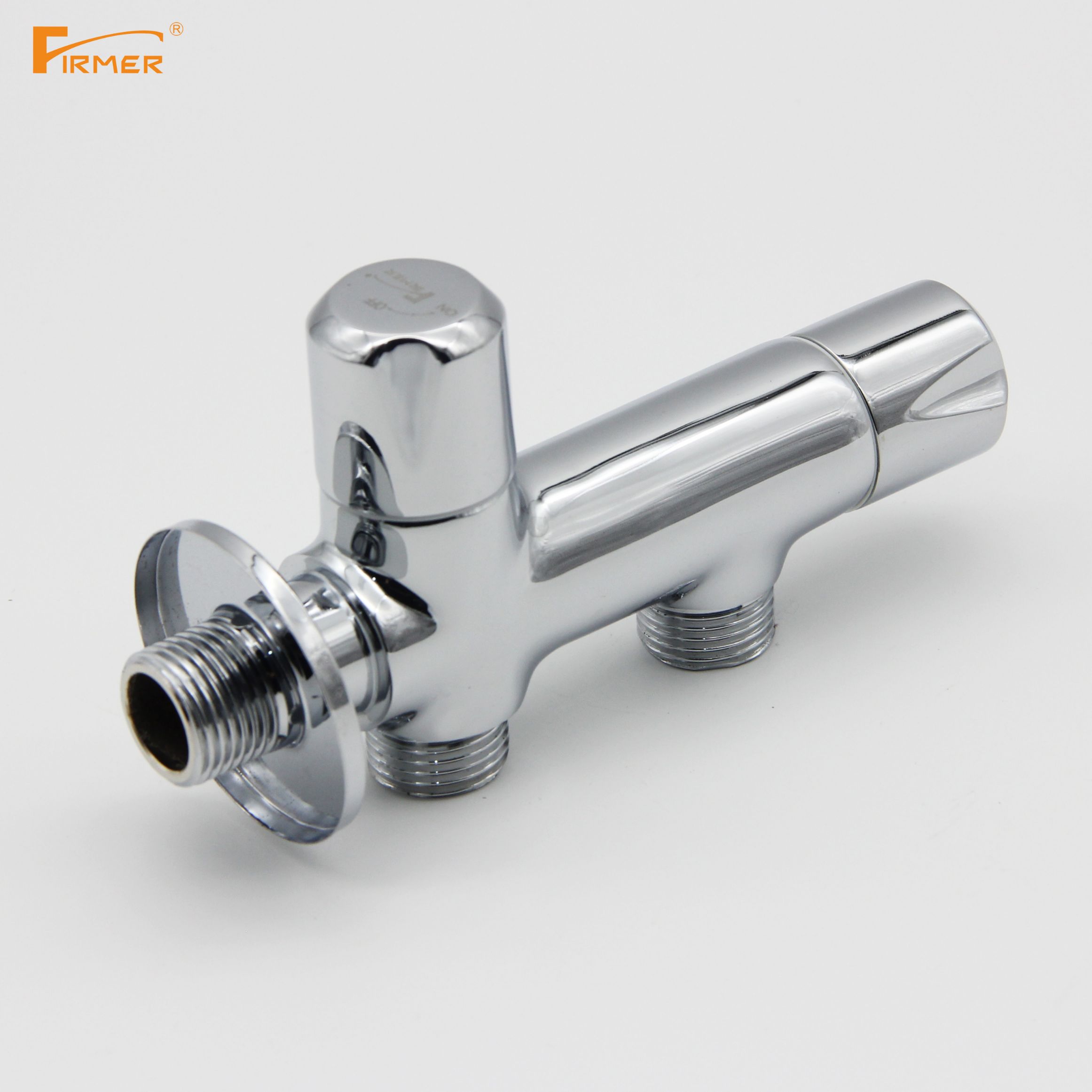 FIRMER double water outlet double use three-way corner valve faucet toilet water divider multi-function double use corner valve full figure