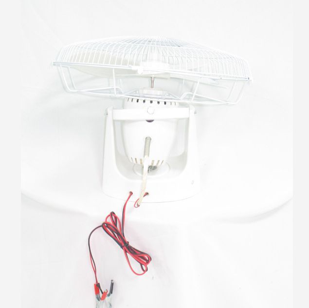 Outlet 16-inch 12-volt solar charging fan with switch box AC/DC roof fan details Picture