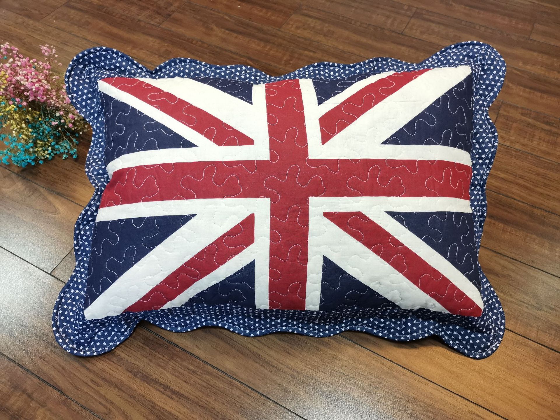 Single cotton quilted pillowcase, pure cotton printed 40*60 pillowcase for one person