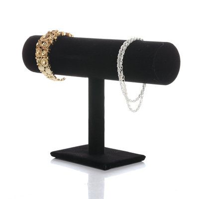 Single-layer velvet bracelet stand, jewelry display stand, watch display stand, bracelet head, flower headband, jewelry store shelf countertop details Picture