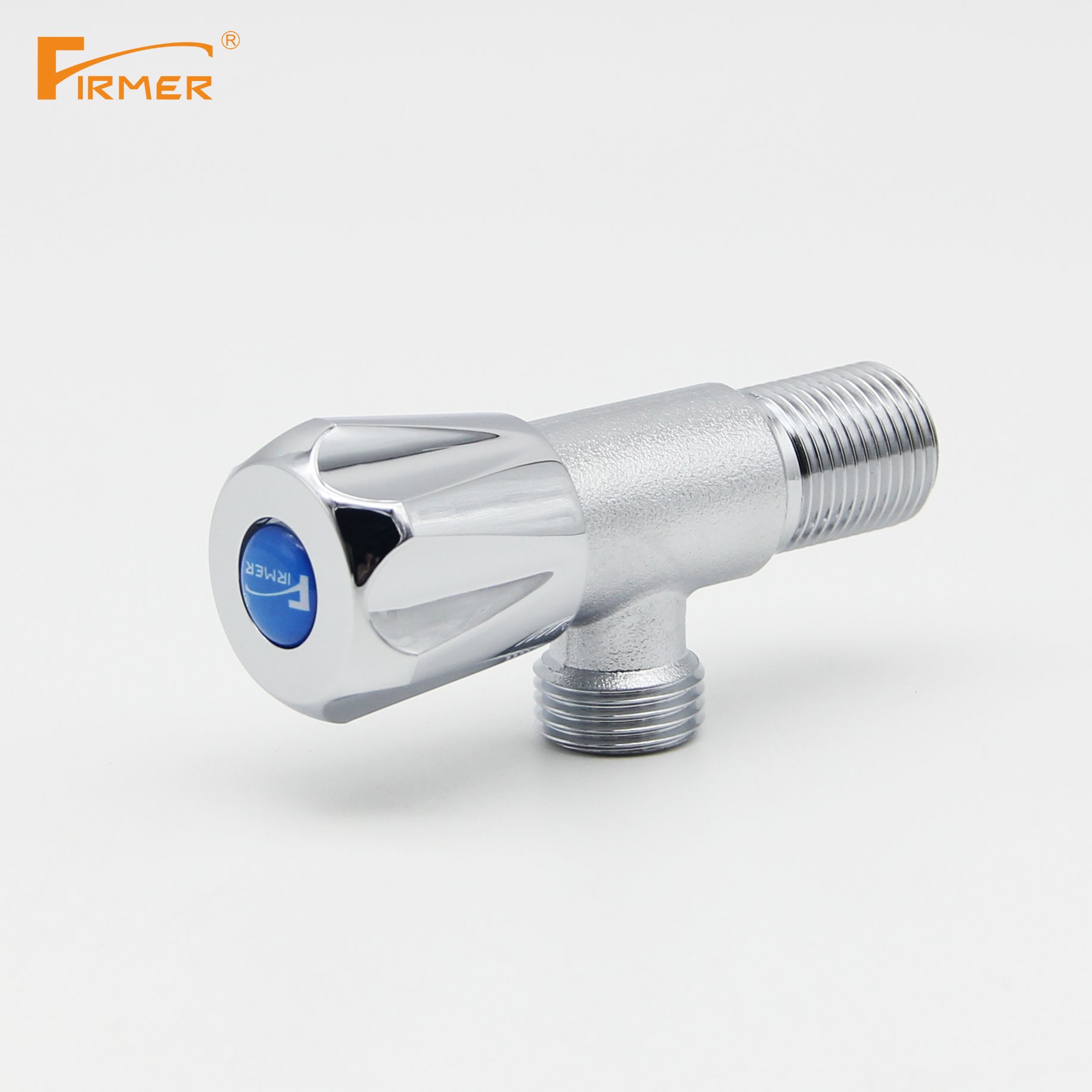 FIRMER copper explosion-proof Angle valve hot and cold water toilet household water heater triangle valve check valve details Picture