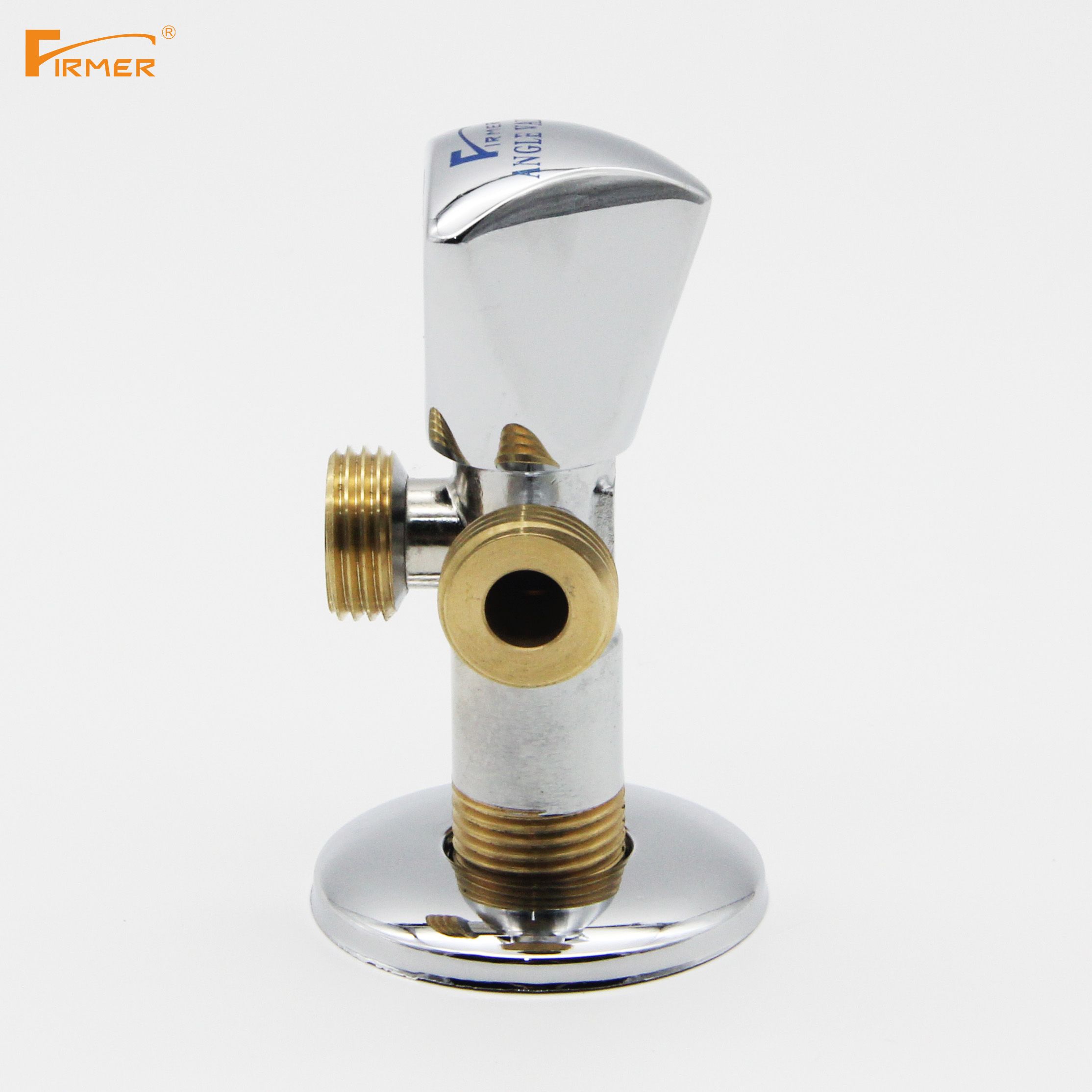 FIRMER copper dual-use water heater three-four-way corner valve Water divider switch valve full figure