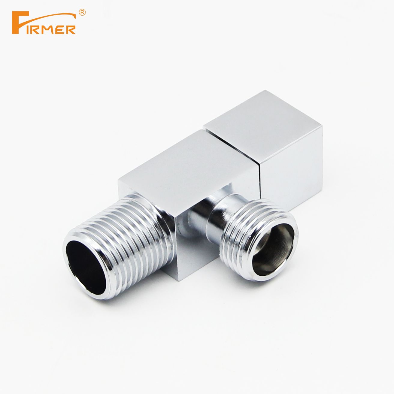 FIRMER all copper triangle valve water heater water valve cold and hot water valve switch three-way household Specification drawing