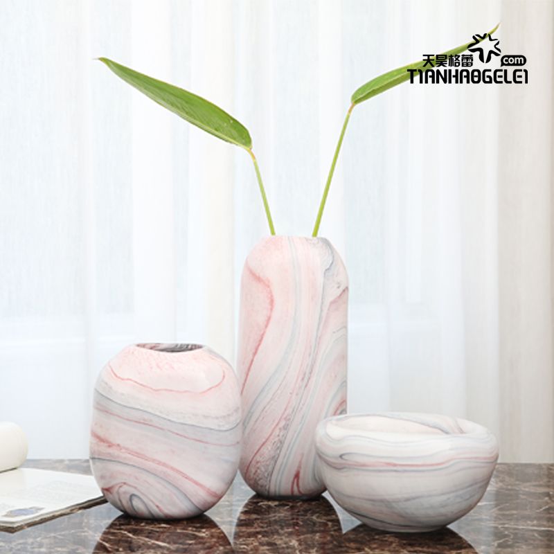 Small glass vase handicrafts and ornaments Specification image