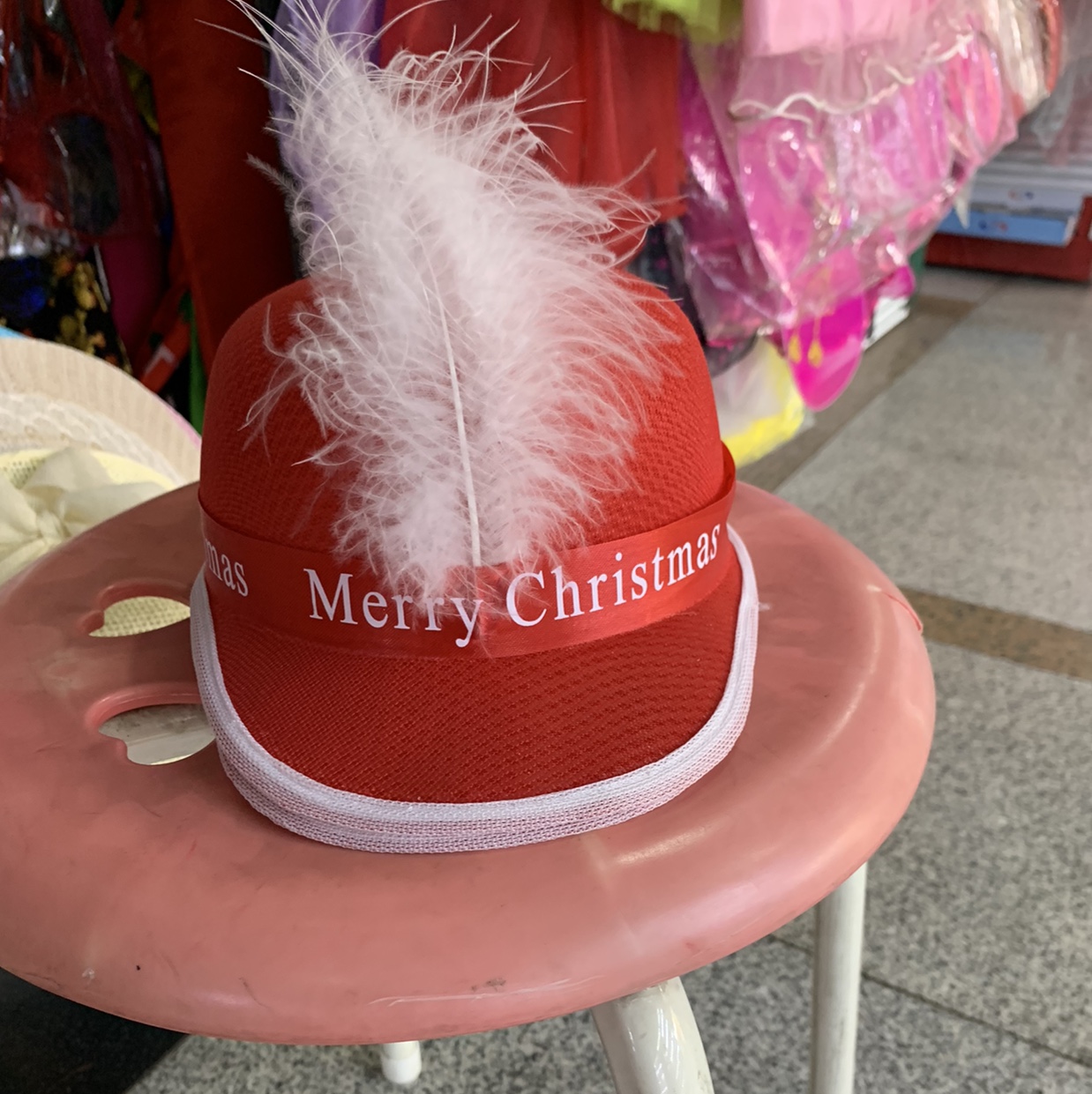 Christmas woolen baseball cap