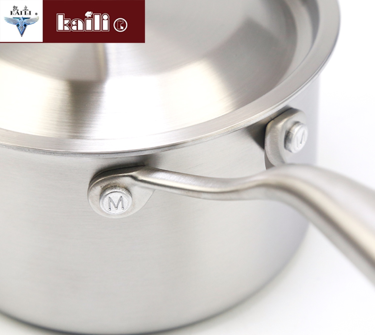 304 stainless steel single-handle milk pot, soup pot, food-grade soup pot, open flame induction cooker, universal Item Picture