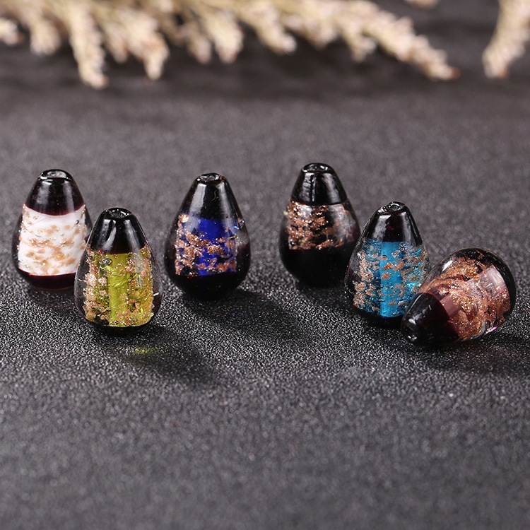 Japonés completo arena goteo boraja perlas DIY pulsera palillos suéter cadena accesorios venta al por mayor