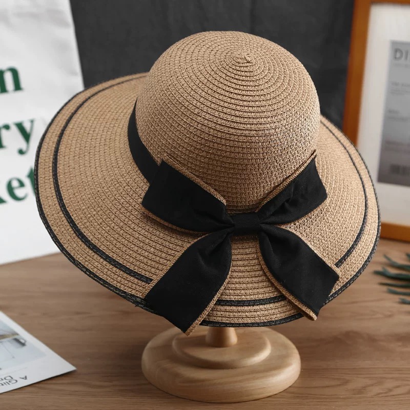 Summer hat ladies Casual sun hat beach hat beach hat fashion trend straw hat sun hat thumbnail