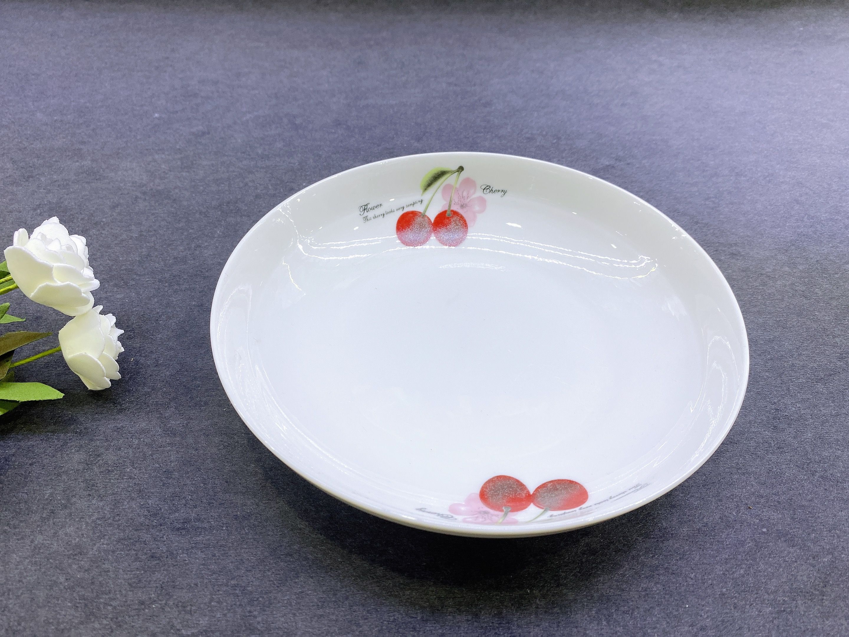 Ceramic trading disc fruit plate thumbnail