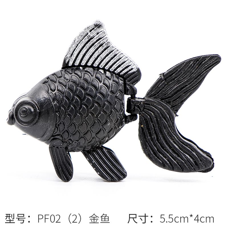 Fish Shadow Aquarium simulation plastic goldfish Floating in water, small fish fake fish detail image 5
