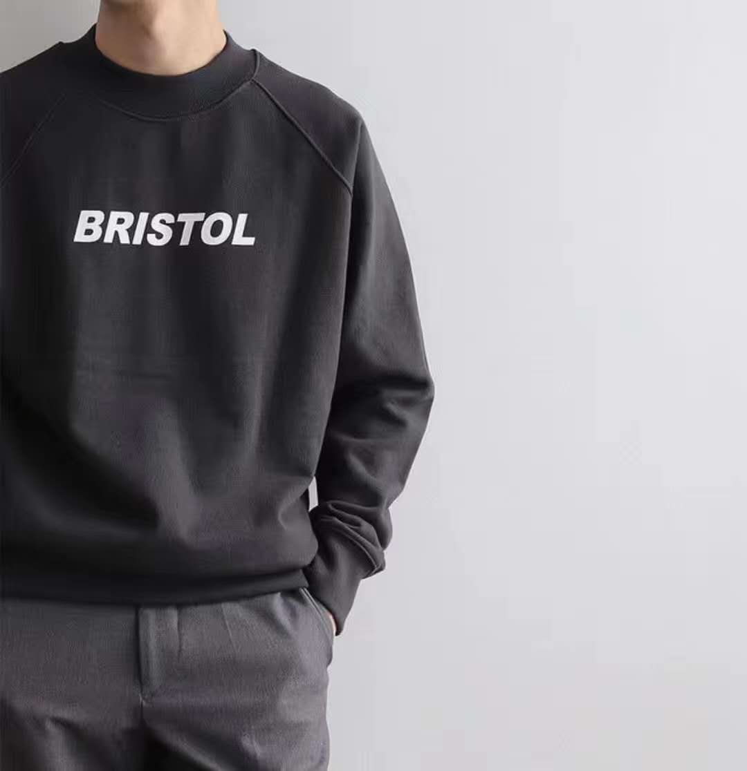 New Korean men's clothing agency purchase letter round neck pullover hoodie men's Korean style shoulder sleeve loose top -TS845
