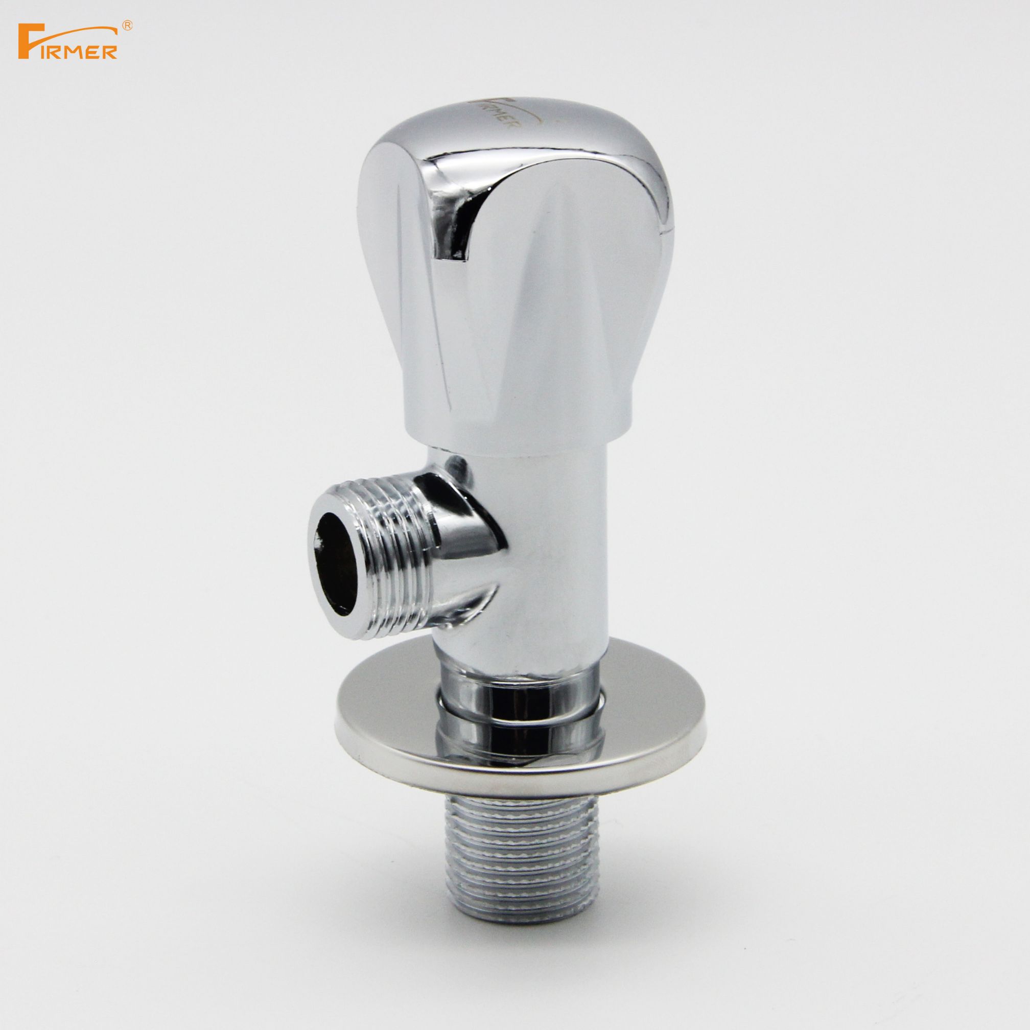 FIRMER copper hot and cold water heater triangle valve faucet stop valve switch household full figure