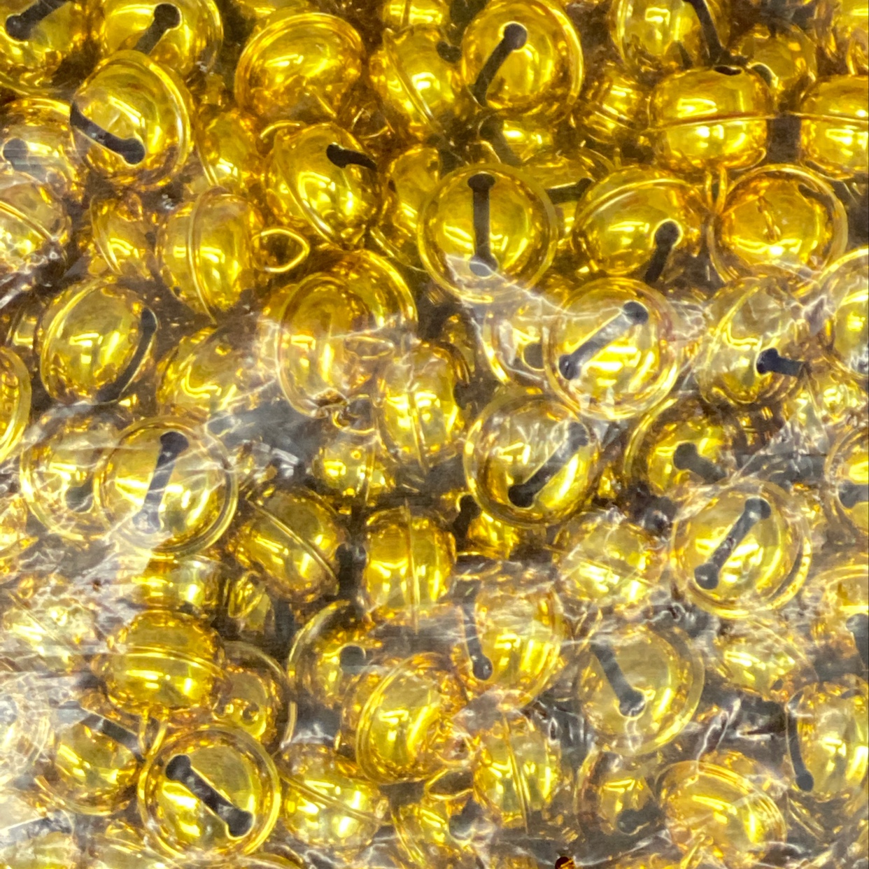 金属亮色简约小巧精致可爱热卖铃铛挂件饰品配件