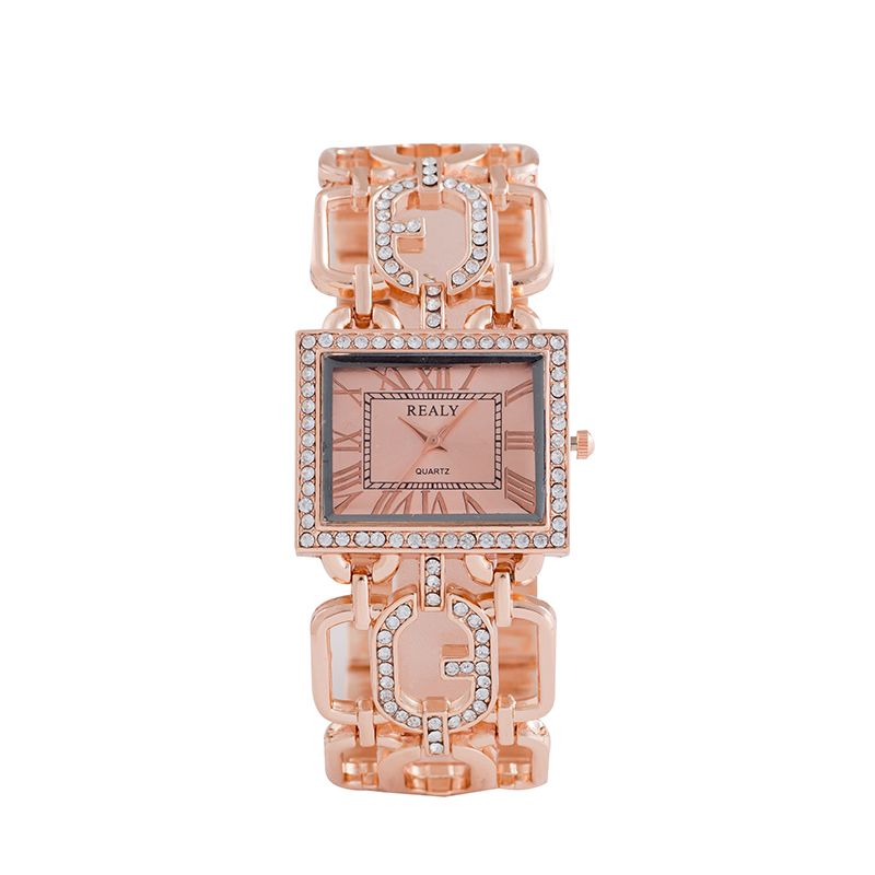 Grealy方形钻石手表时尚女士手表厂家直销低价库存手表详情图4