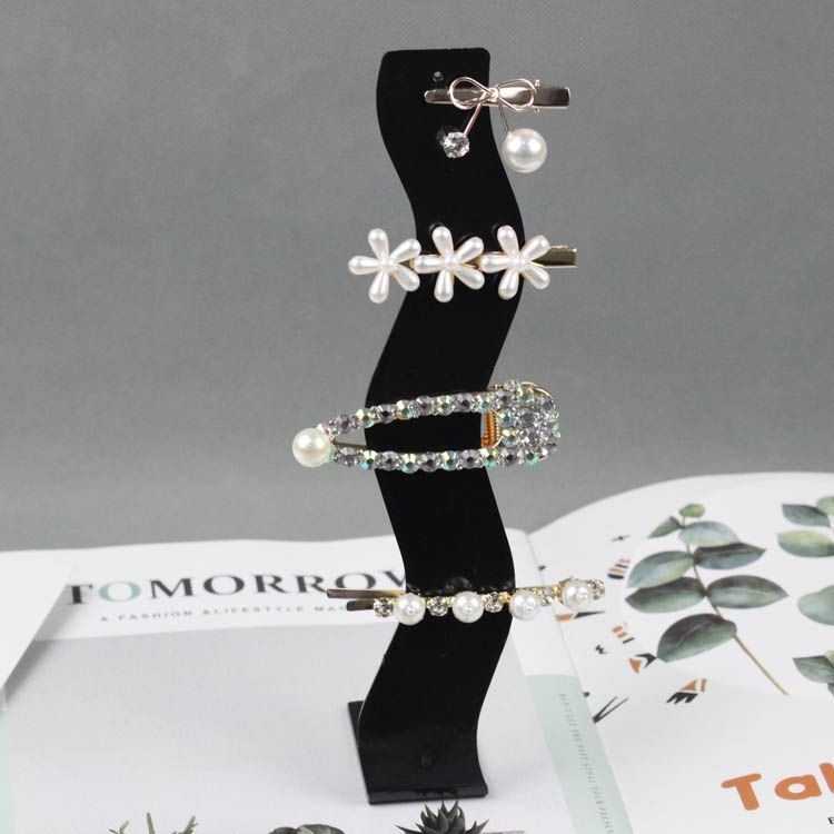 3 pieces of free shipping hair clip rack, display rack, storage rack, plastic jewelry rack, bracelet, hair tie rope arrangement details Picture