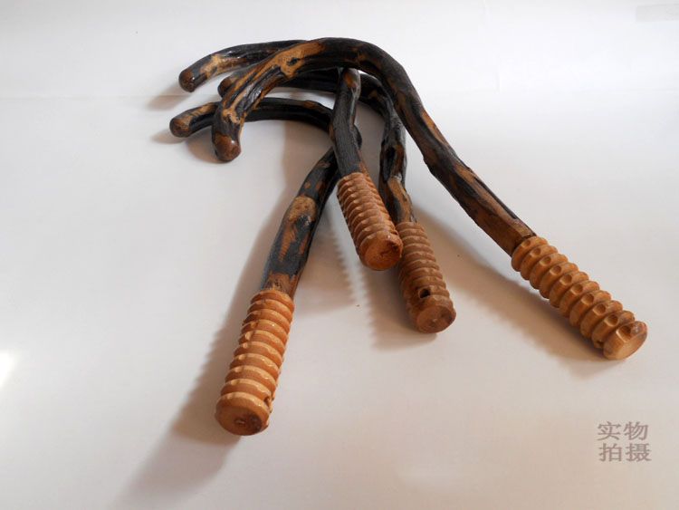天然木质背部按摩器 藤钩按摩器详情图2