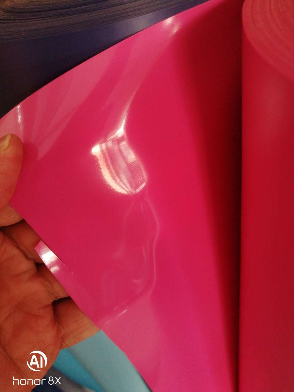 PVC glossy film, colored film, solid color film detail image 1