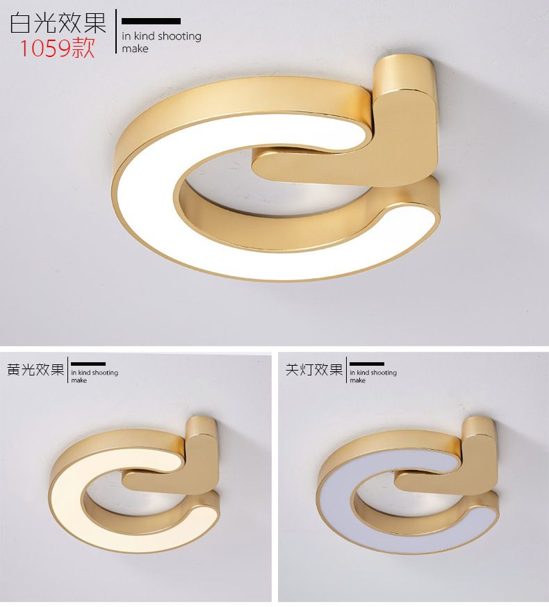 Diseño personalidad creativa sala de estar lámpara de techo simple moderno ambiente led dormitorio iluminación cálido nuevo 2020 detail image 10