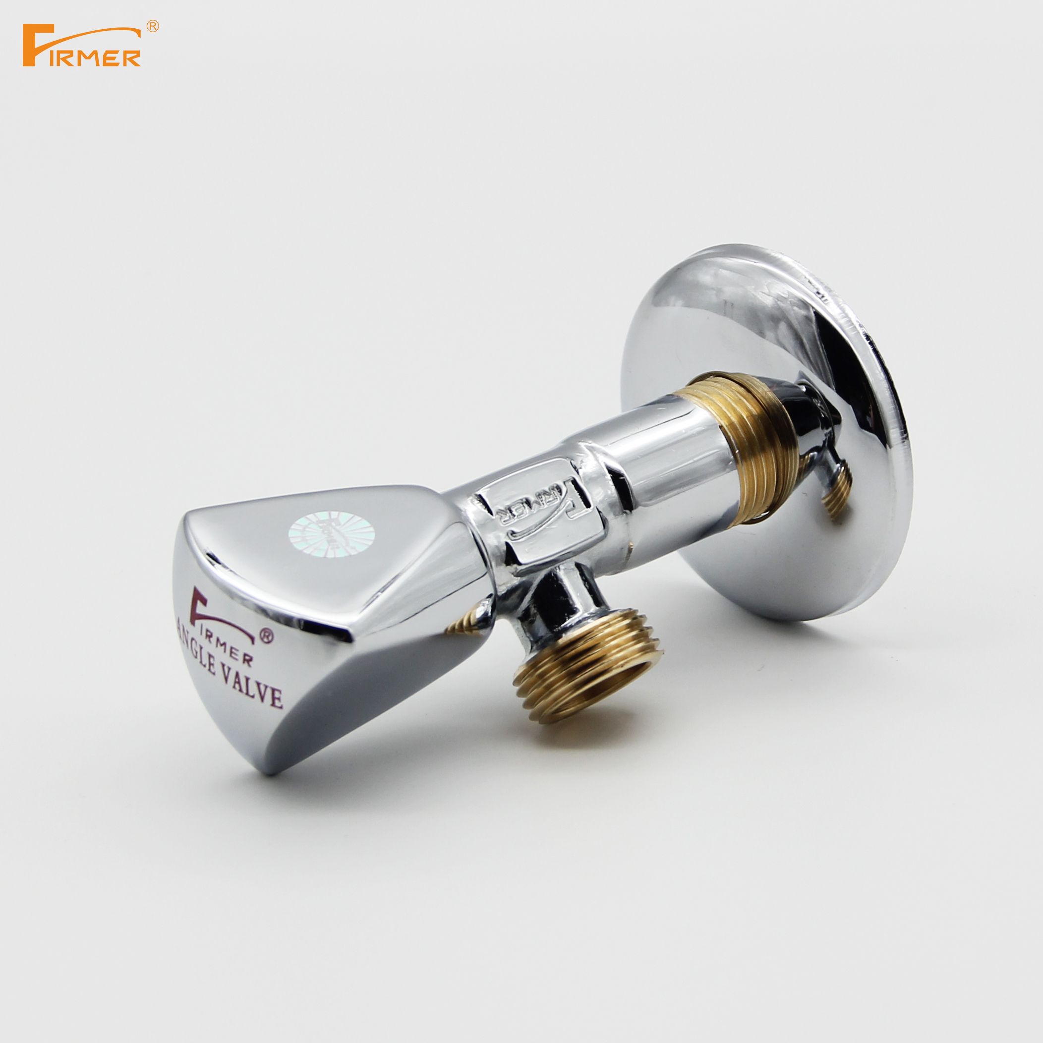 Firmer Copper Triangle Valve Hot And Cold Water Valve Switch Water Household Thickened Hot And Cold Water Universal Application Scenario