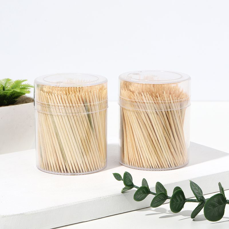 厂家直销一次性竹牙签 环保竹牙签牙签筒剔牙签牙齿清洁签子 现货