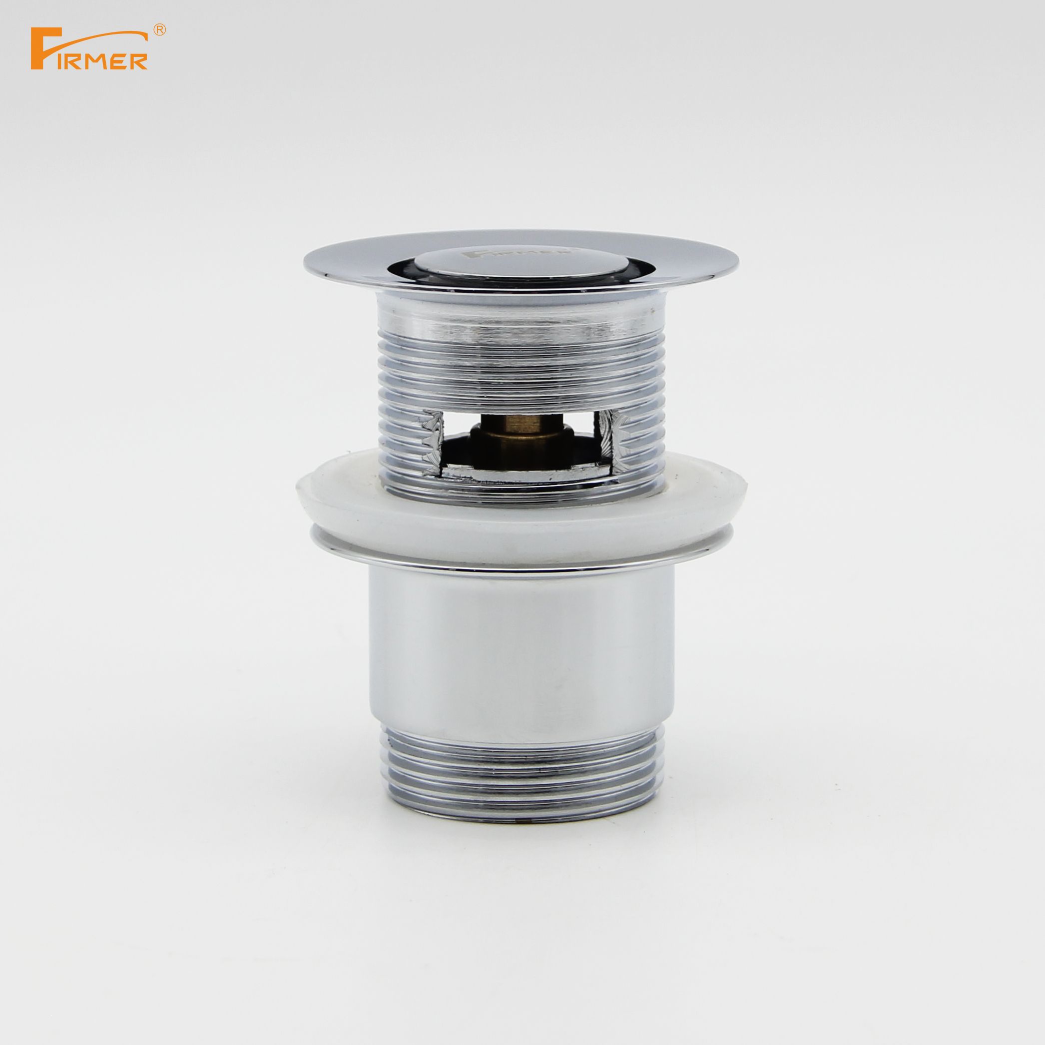 Yilinuo FIRMER all-copper drain, bouncing washbasin, sink drain, push-type drain