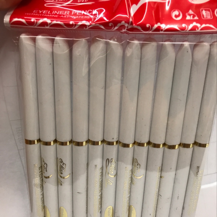White pole automatic rotating eyebrow pencil eyeliner lip line eyeshadow pencil wholesale undefined