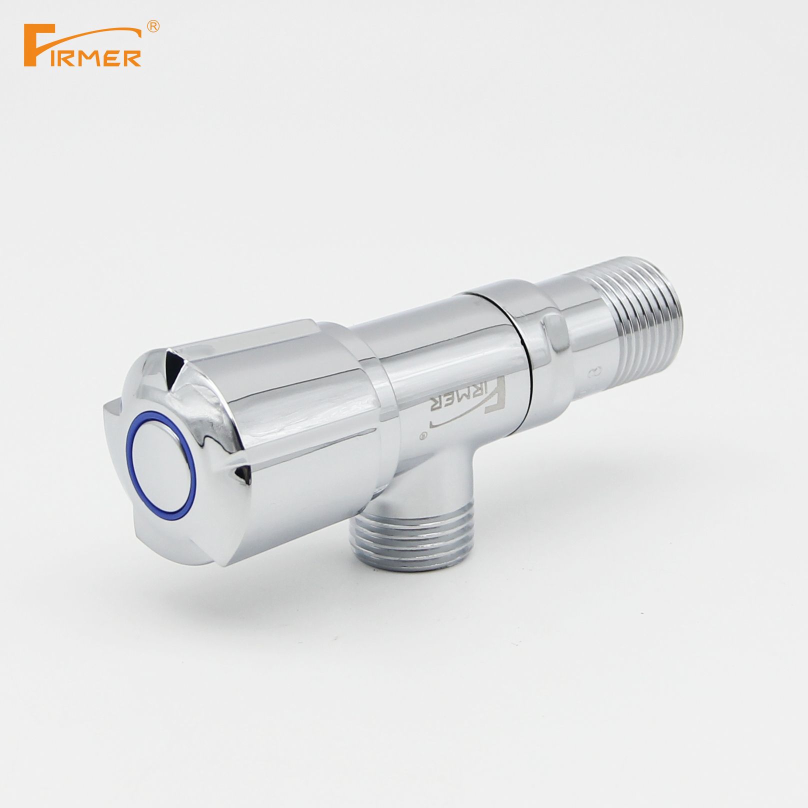 FIRMER copper quick open rotary Angle valve hot and cold water heater valve switch three-way household details Picture