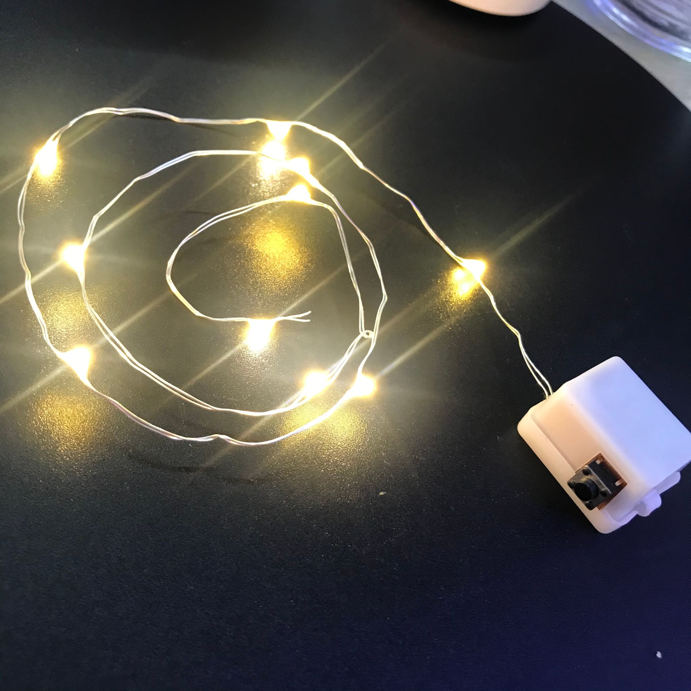 厂家直销铜丝灯电子配件50cm10灯玩具头饰装饰led详情图1