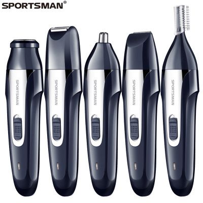 SM-420 Electric Nasal Hair Trimmer Men's USB Rechargeable Mini Razor Nostril Five-in-One Set Application Scenario