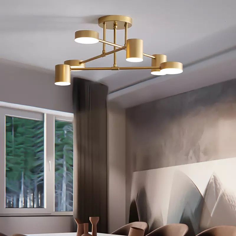 Nordic ceiling lamps, creative and personalized dining room, bedroom, Instagram influencer clothing store, minimalist, postmodern and simple living room lamps