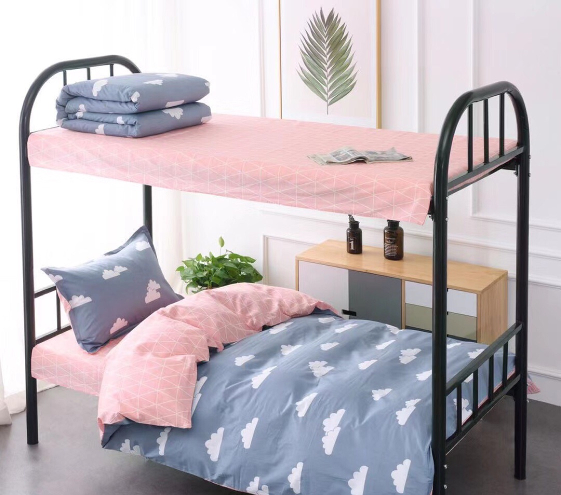 All cotton fabric for student dormitories/children's beds/apartment beds undefined