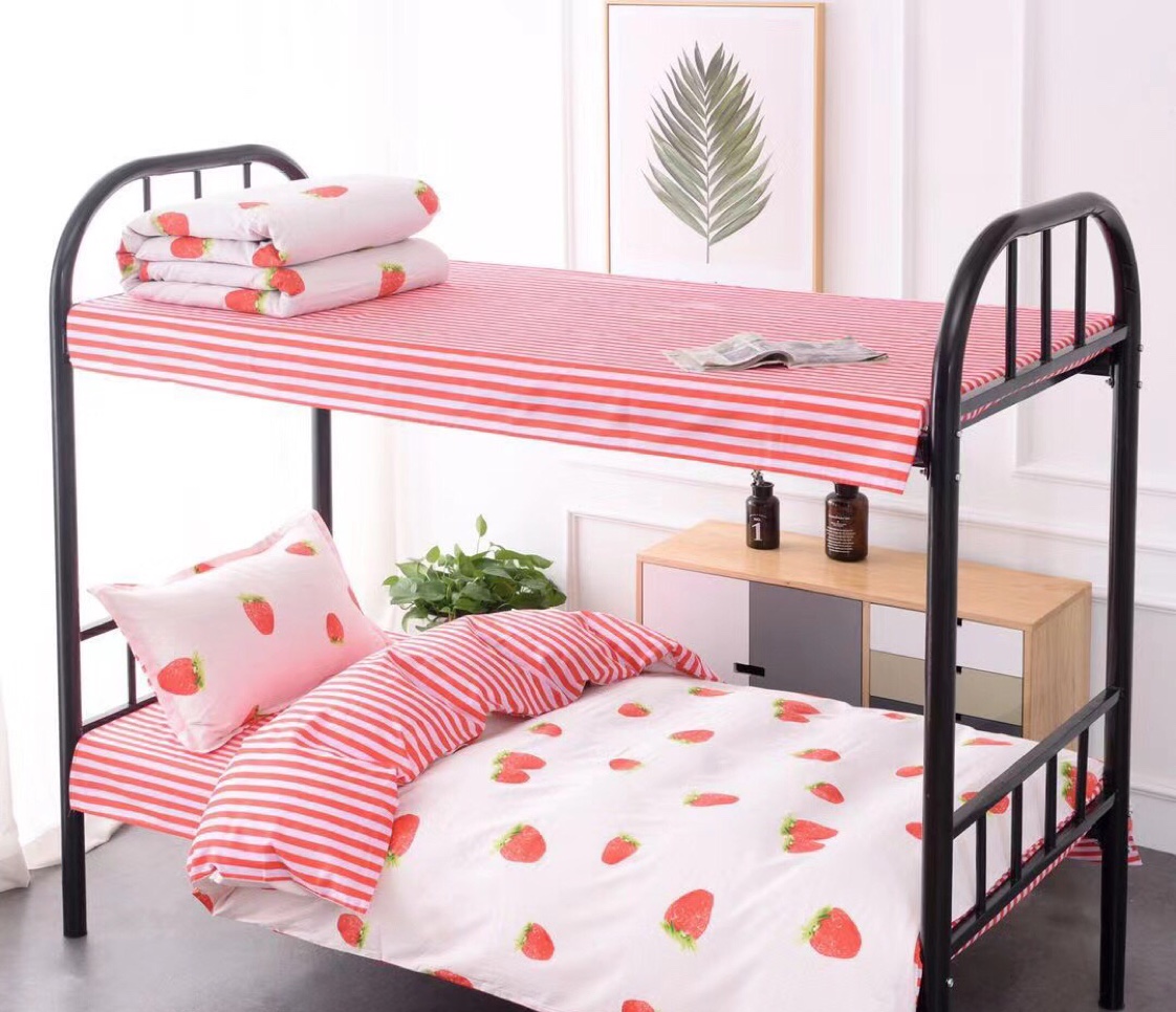 All cotton fabric for student dormitories/children's beds/apartment beds undefined