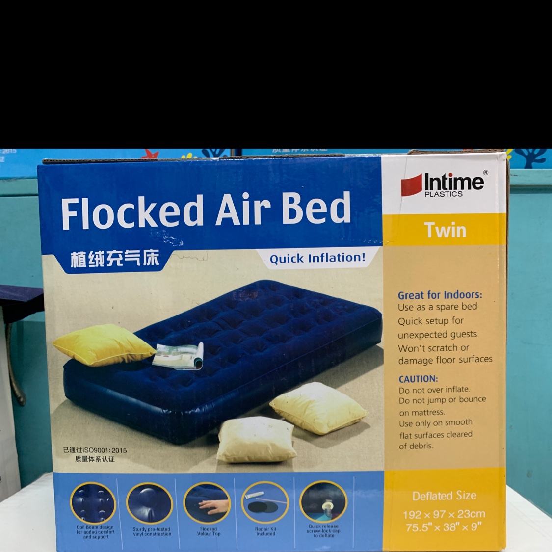 Yiwu Good Goods Yingtai Factory has in stock single and double household inflatable mattresses, outdoor camping portable air mattresses, car /1316 details Picture