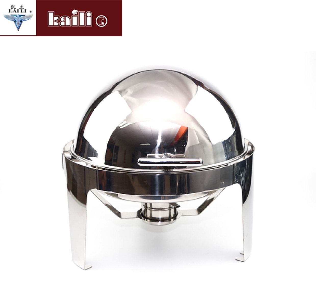Stainless steel full clamshell buffet round reinforced buffet Furnace Buffet furnace thumbnail