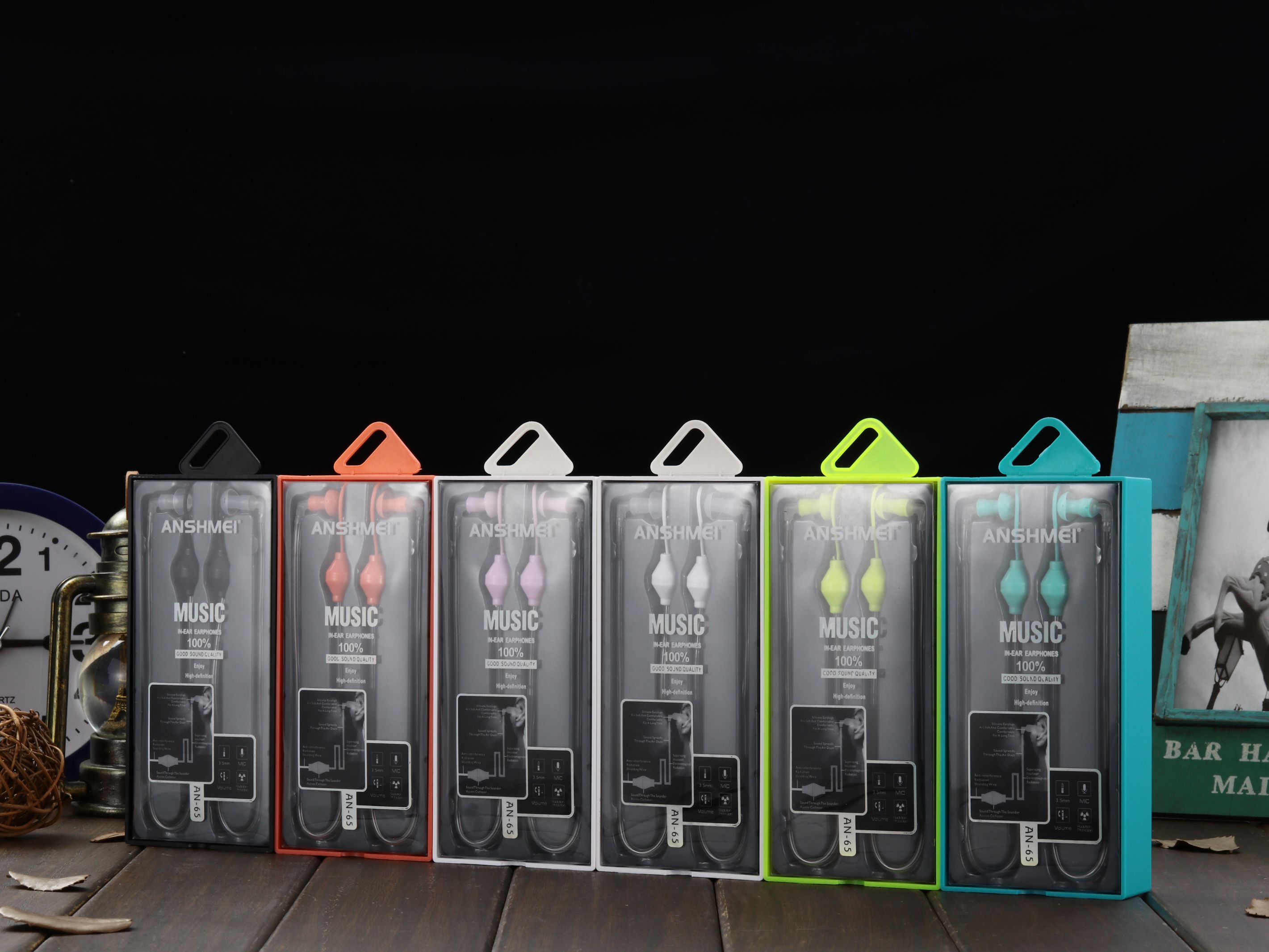 In-ear Headphone Smartphone headphone wire-controlled AN-65