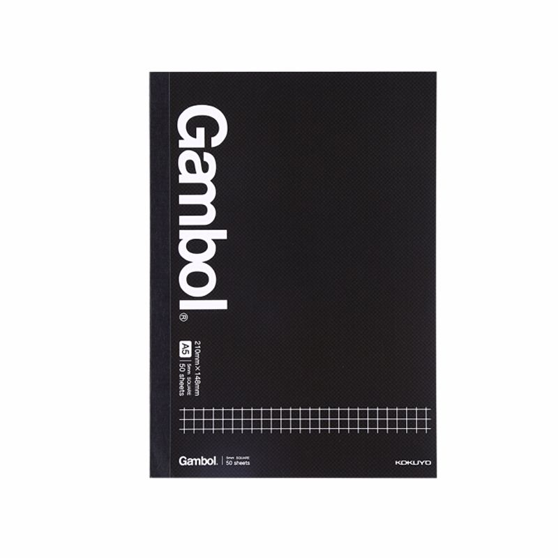 KOKUYO/ Guoyu WCN-GNB3853 Gambol Wireless binding book, square A5/80 pages, black