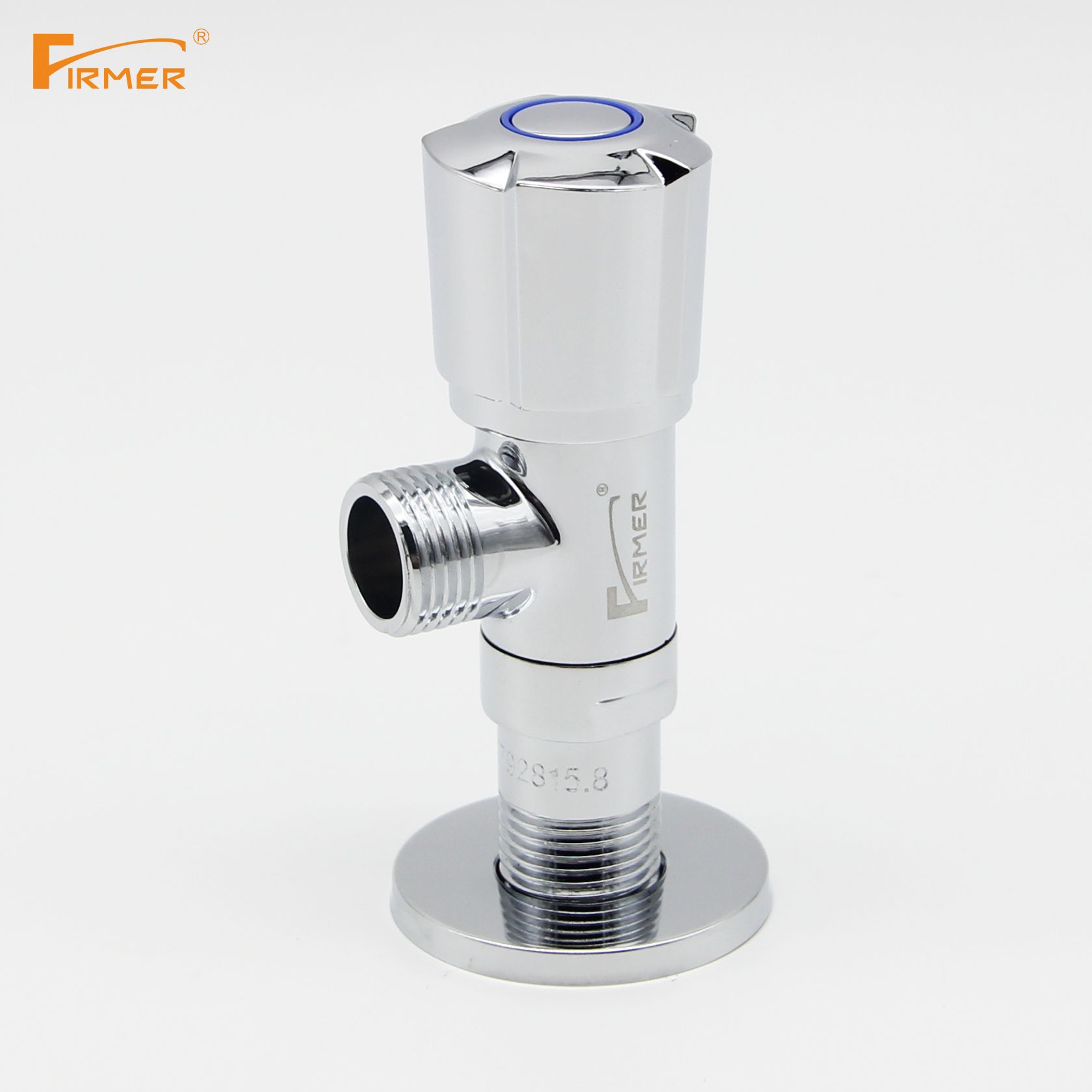 FIRMER copper quick open rotary Angle valve hot and cold water heater valve switch three-way household full figure