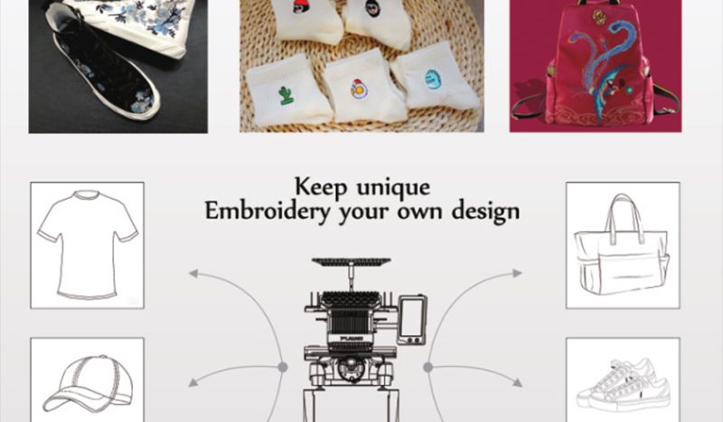 Fully automatic single-head computerized embroidery machine for flat embroidery, hat embroidery, ready-to-wear embroidery, private customization, commercial computerized embroidery detail image 10