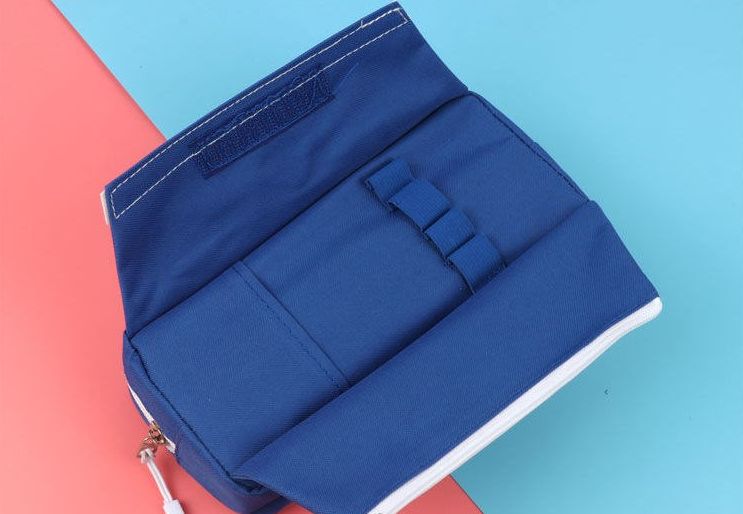 多层大容量笔袋女中学生高中生少女心网红铅笔袋韩版帆布文具盒详情图1