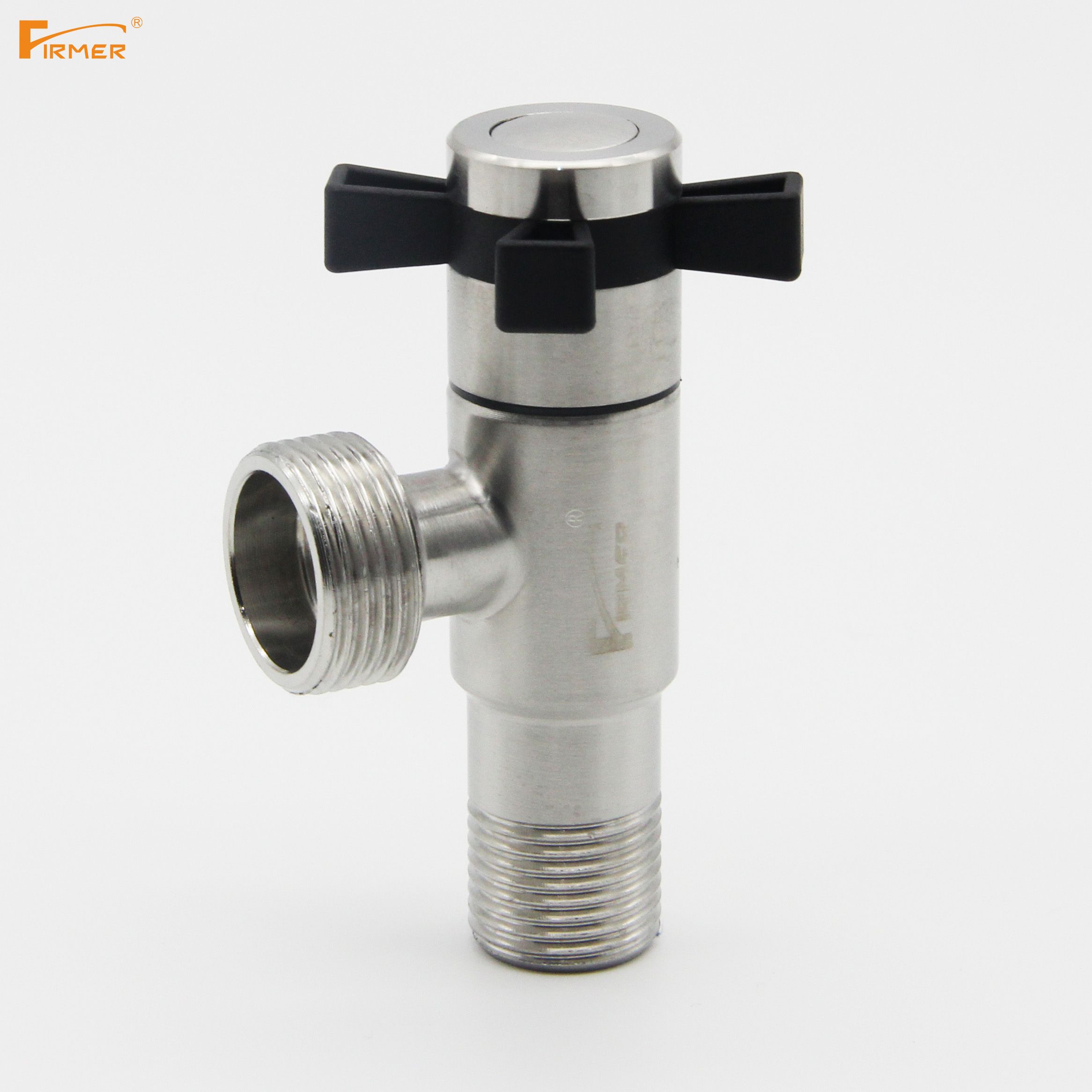 FIRMER 304 stainless steel hot and cold water household check valve water heater Angle valve full figure