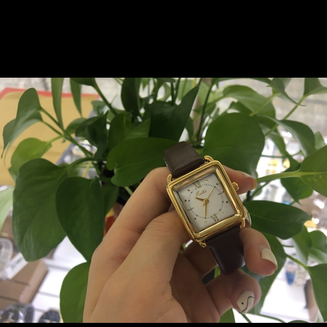 Tendencia versátil casual lady pequeño reloj cuadrado details Picture