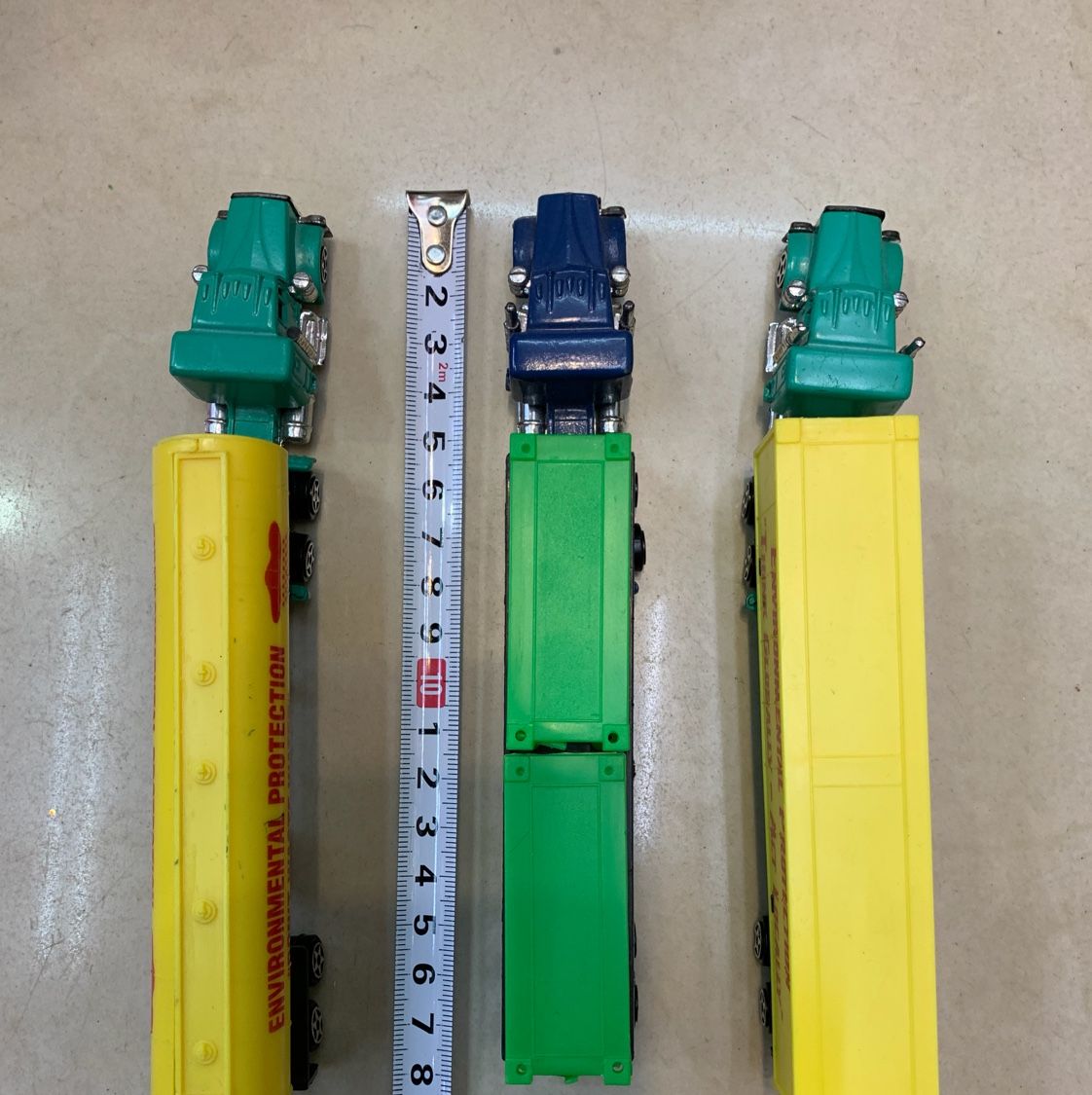 Plastic twin trains