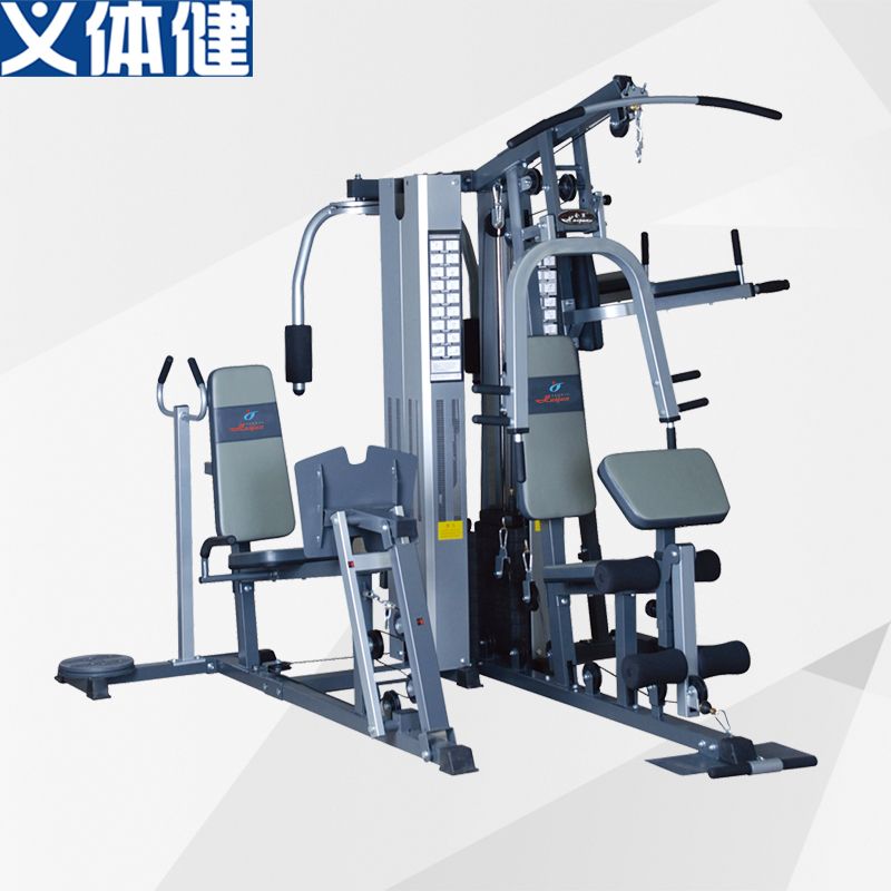Hj-b073 multi-functional fitness equipment for military health five-person station thumbnail