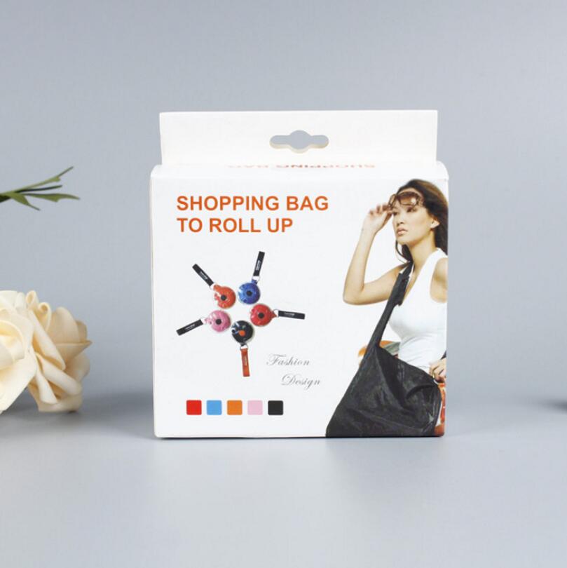 Shopping bag圆盘折叠伸缩收纳袋小圆盘购物袋环保购物袋详情图6