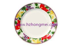 工艺品盘子印画 DIY瓷盘 盘子印画 批发热转印盘子印图详情图1