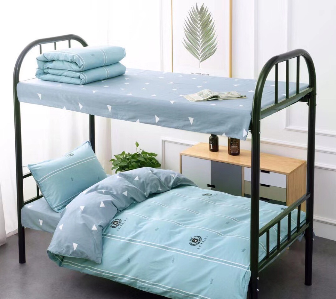 All cotton fabric for student dormitories/children's beds/apartment beds