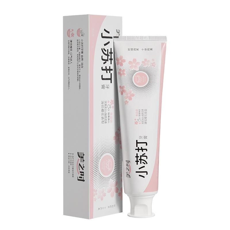 Meishi Baking Soda Toothpaste 180g (Cherry Blossom Whitening)